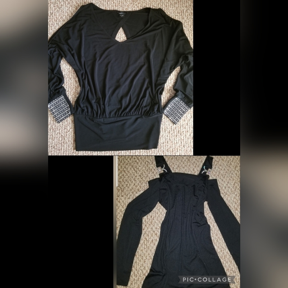 Set Of Two Embellished Tops - NWOT